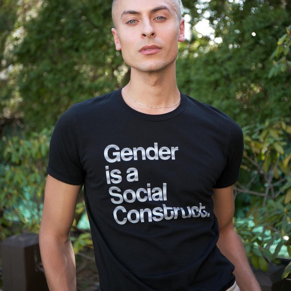 Gender Is A Social Construct Tee. Size Medium. - image 4